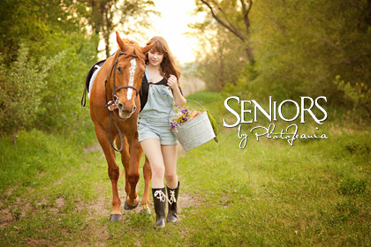 horse senior picture ideas